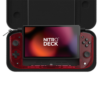 CRKD Nitro Deck Crystal Collection Atomic Red Limited Edition w/ Carry Case