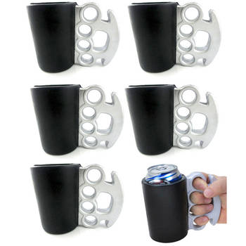 6 Pack Brass Knuckles Drink Kooler
