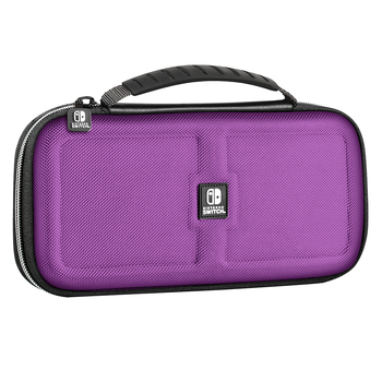 RDS Industries Nintendo Switch Game Traveler Deluxe Travel Case Neon Violet