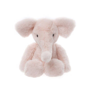 Charlie Bears Effie Elephant Bubblegum Pink 20cm Baby/Infant Soft Plush Toy 0y+