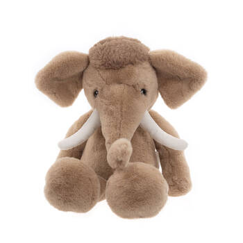 Charlie Bears Wally Mammoth Oatmeal Brown 21cm Baby/Infant Soft Plush Toy 0y+