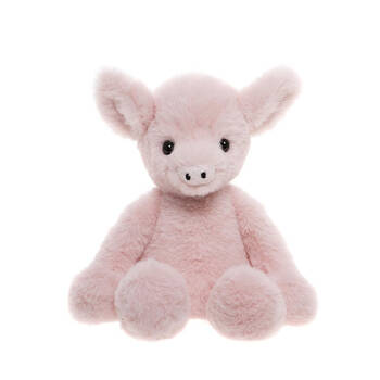 Charlie Bears Truffles the Piglet Medium Kids Plush Toy 0Y+ Pink
