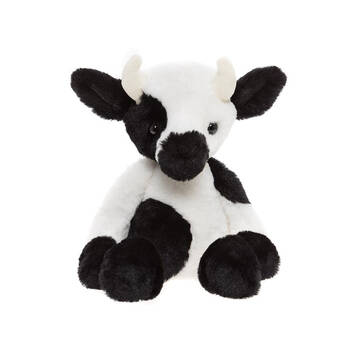 Charlie Bears Buttercup the Cow Medium Kids Plush Toy 0Y+ Black/White
