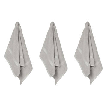 3PK Ardor St Regis Collection 50x80cm Bath Mat Silver
