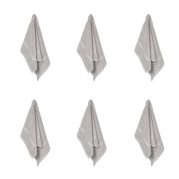 6PK Ardor St Regis Collection 50x80cm Bath Mat Silver