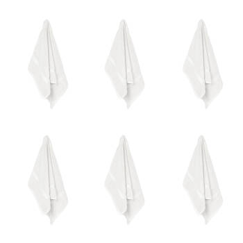 6PK Ardor St Regis Collection 50x80cm Bath Mat White