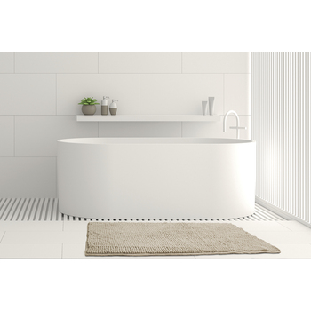 Ardor Toggle 50x80cm Bath Mat Stone
