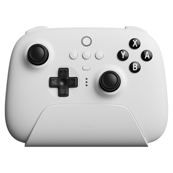 8BitDo Ultimate Wireless Controller And Charging Dock White