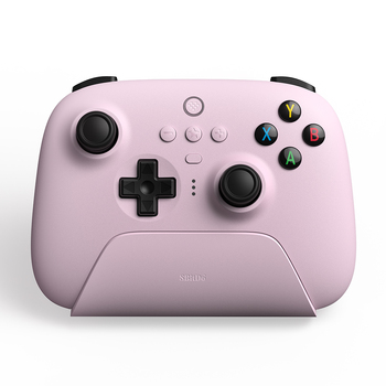 8BitDo Ultimate 2.4g Wireless Controller And Charging Dock Pink