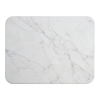 Algodon Dri Moisture Wicking Bath Stone/Mat White Marble 60x39cm