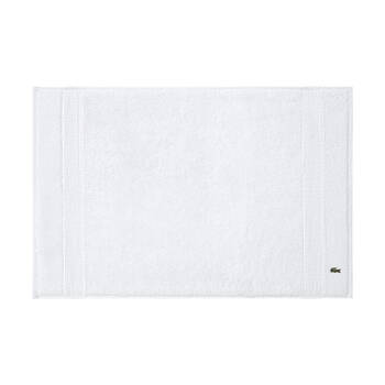 Lacoste LLECROCO Cotton Bath Mat Blanc 50x70cm - White