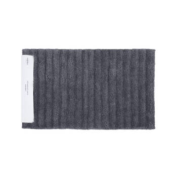 Algodon Polyester Lawson Plush Bath Runner Non-Slip Soft Floor Mat Ebony