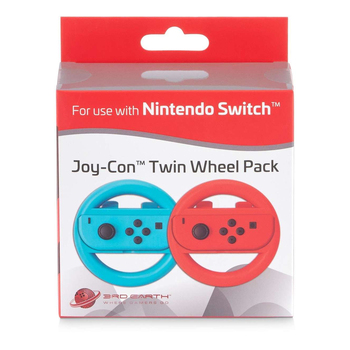 3rd Earth Joy-Con Twin Wheel Skin/Cover Pack For Nintendo Switch Red & Blue