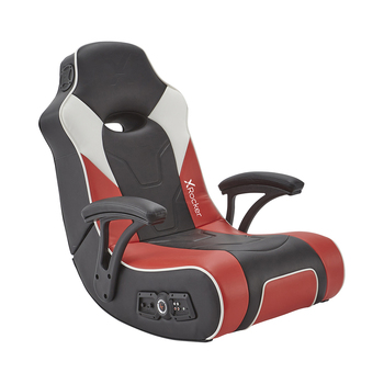 X-Rocker 81.5cm G-Force 2.1 Gaming Floor Rocker Chair - Red
