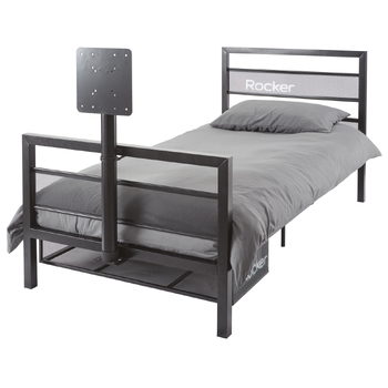 X Rocker Basecamp Single TV Gaming Bed w/ 35" TV VESA Mount - Black