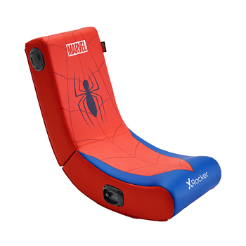X Rocker Marvel Icon+ 2.0 Audio Junior Floor Rocker Gaming Chair Spider-Man