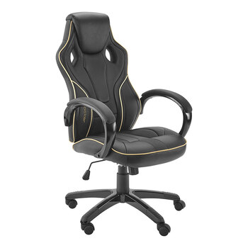 X Rocker Maverick Ergonomic Junior Office Gaming Chair - Black/Gold