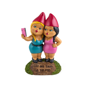 BigMouth Inc. 23cm The Selfie Sisters Garden Gnome Ornament Decor