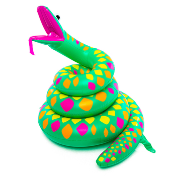 BigMouth Inc. Inflatable Snake Water Sprinkler Green