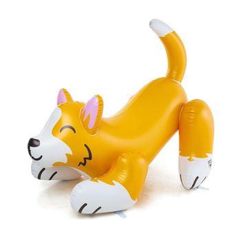 BigMouth Inc. Inflatable 152cm Ginormous Corgi Yard Sprinkler - Yellow
