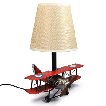 Auto Petit USB LED Lamp Red Baron Plane 20x27cm