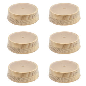 6PK Boyle Round Trinket Box/Organiser w/Acrylic Lid For Jewellery/Keys 15cm