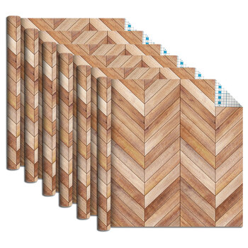 6x Boyle Self Adhesive 1.5mx45cm Vinyl Film - Wood Parquet