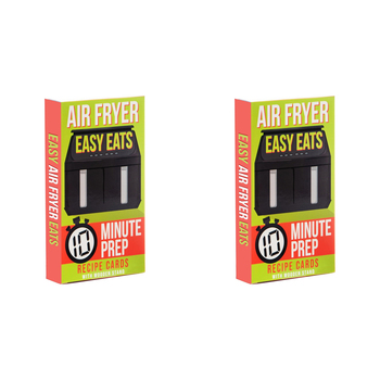 2PK Boxer Gifts Easy Eats Air Fryer Recipe Cards Home/Kitchen Cooking