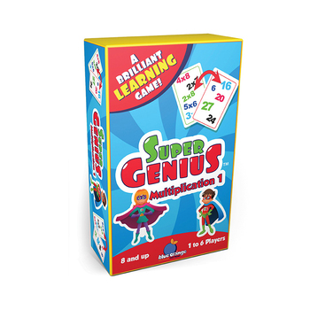 Blue Orange Games Super Genius Multiplication Learning Game Kids 8y+