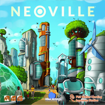Blue Orange Games Neoville 2-4 Player Kids/Children Fun Game 10y+