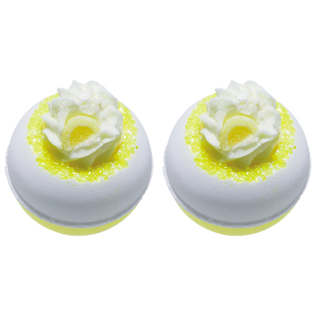 2PK Bomb Cosmetics Lemon Da Vida Loca Bath Bomb Blaster Body Fragrance