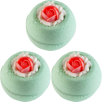 3PK Bomb Cosmetics Bath Blaster Bathbomb Soap - Vintage Rosehip