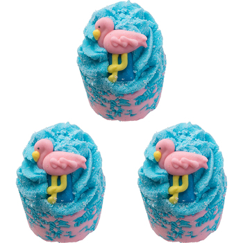 3PK Bomb Cosmetics Flamingoals Bath Bomb Mallow Body Fragrance