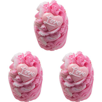 3PK Bomb Cosmetics PS I love you Bath Bomb Mallow Body Fragrance