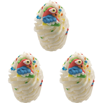 3PK Bomb Cosmetics Shake Your Tail Feather Bath Bomb Mallow Body Fragrance