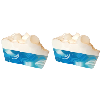 2PK Bomb Cosmetics Philosobubble Scented Soap Cake Slice Bar