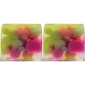 2PK Bomb Cosmetics Bubble Up Bath Soap Slice Bar Body Fragrance