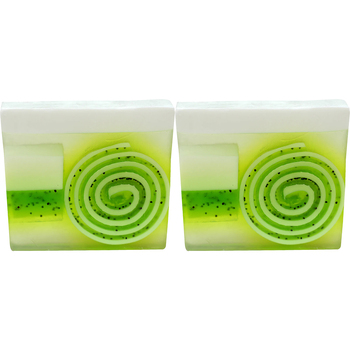 2PK Bomb Cosmetics Lime & Dandy Soap Slice Bar Body Fragrance