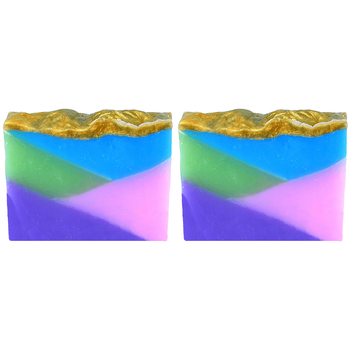 2PK Bomb Cosmetics Rock Slide Scented Soap Slice Bar Fragrance