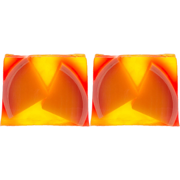 2PK Bomb Cosmetics Stick it to the Mandarin Scented Soap Slice Bar