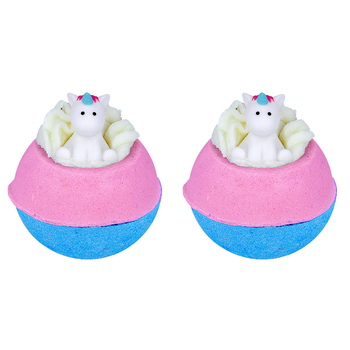 2PK Bomb Cosmetics Born to Be a Unicorn Bath Bomb Blaster w/ Toy