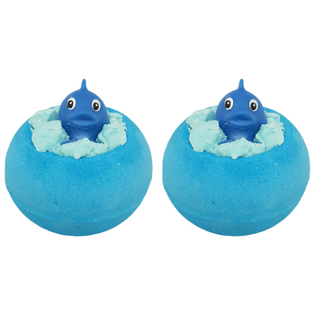 2PK Bomb Cosmetics Splash Bath Bomb Blaster w/ Toy Body Fragrance