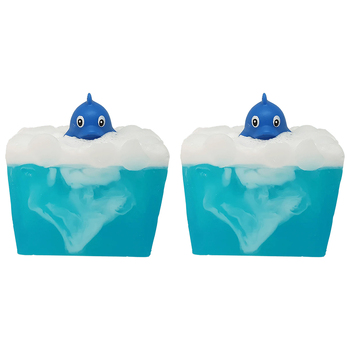 2PK Bomb Cosmetics Wave Rider Scented Bath Soap Slice Bar w/ Toy