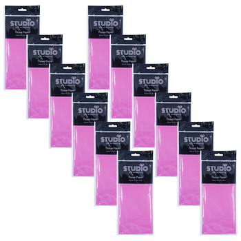 12x 10pc Studio Gift Wrapping Tissue Paper 50x70cm Pink