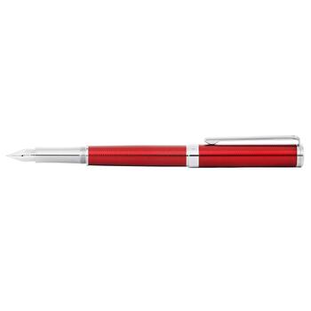 Sheaffer Intensity Engraved Trim Fountain Pen Lacquer Red/Chrome