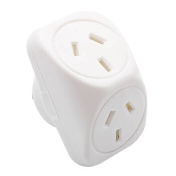The Brute Power Co Double Adaptor - Angled