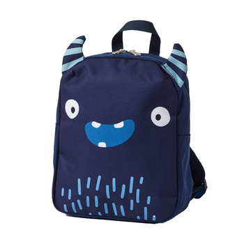 A Little Lovely Company Kids Monster 26cm Backpack Bag - Blue