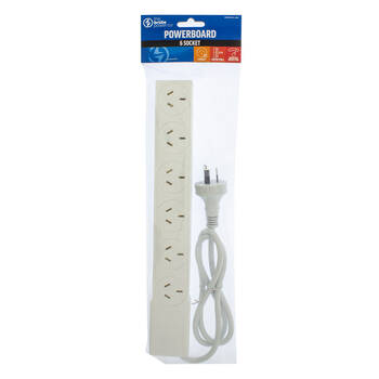 The Brute Power Co 6 Socket Power Board