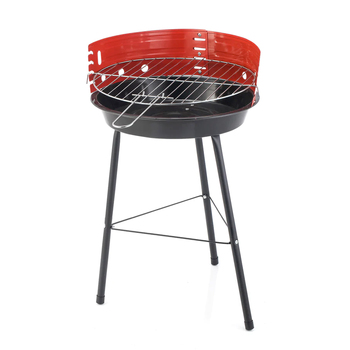 Hacienda 13" Simple Portable Charcoal BBQ Grill Black