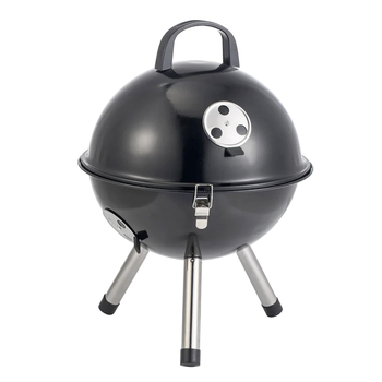 Hacienda 12" Kettle Portable Charcoal Grill BBQ Black